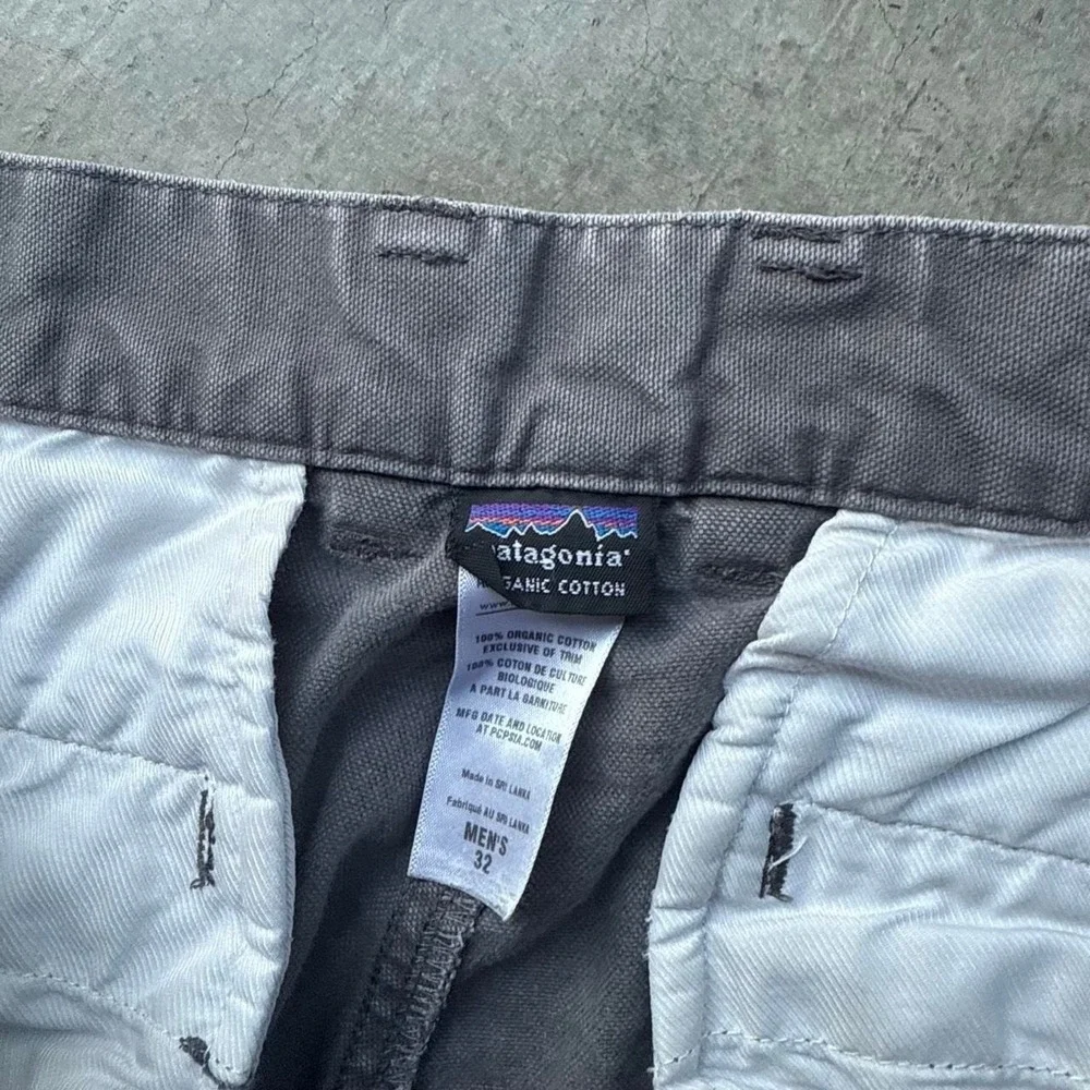 Patagonia Men's Regular Fit Forge Gray Straight Leg Duck Pants Size 32 Outdoors